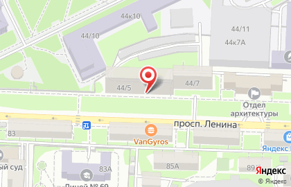 Мобил на проспекте Ленина на карте