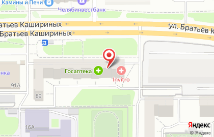 Туристическое агентство География на улице Братьев Кашириных на карте