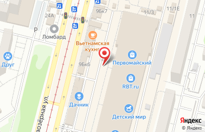 Соня на Заозёрной улице на карте
