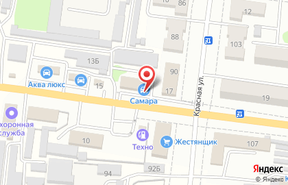 Автомагазин Самара в Рубцовске на карте