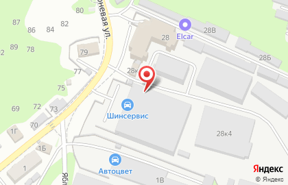 Шинный центр Шинсервис в Нижегородском районе на карте