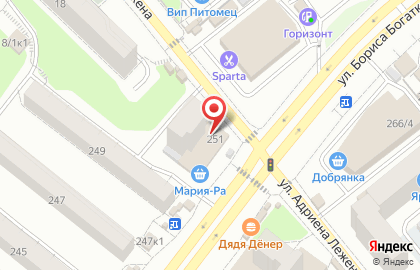 Банкомат Ханты-Мансийский банк Открытие на улице Бориса Богаткова, 251 на карте