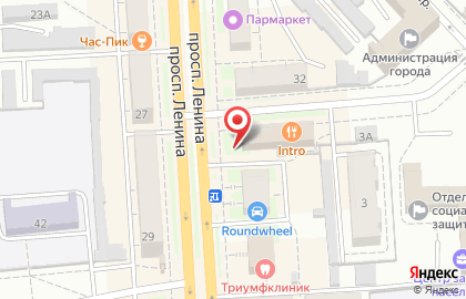 Салон мебели Уютный Дом на проспекте Ленина на карте