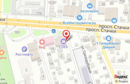 Продуктовый магазин Дмитрий в Железнодорожном районе на карте