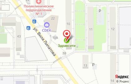 Торговая компания БАРИС в Северном микрорайоне на карте