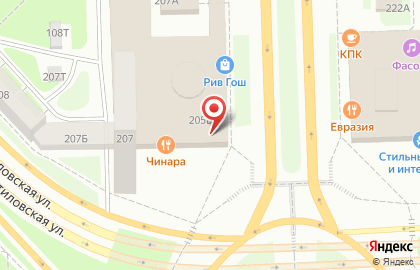 Московский на Московской на карте