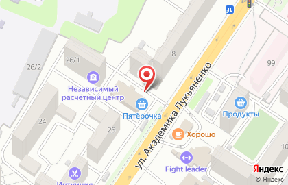 Супермаркет Магнит в Краснодаре на карте
