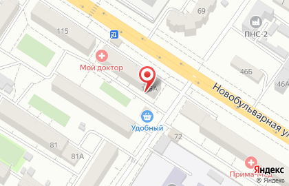 Строительная компания СтройСити на Новобульварной улице на карте