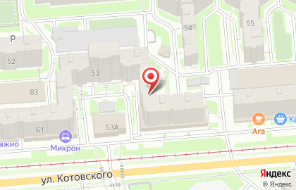 Торговая компания Лесной двор в Горском микрорайоне на карте