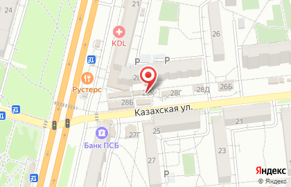 Царство цветов на Казахской улице на карте