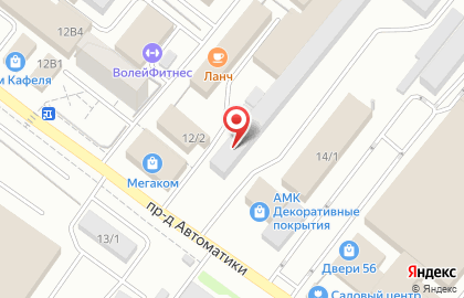 Магазин оборудования для автосервиса Кузов Маркет в проезде Автоматики на карте