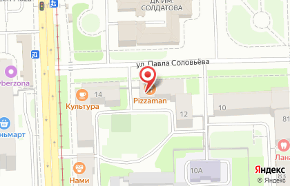 Pizzaman в Свердловском районе на карте