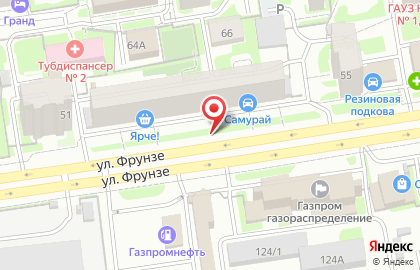ООО Айвенго на улице Фрунзе на карте