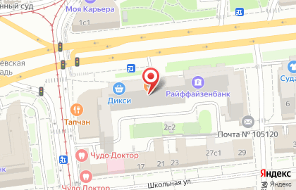 НДВ-недвижимость на улице Сергия Радонежского на карте
