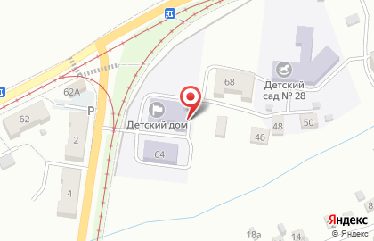 Детский дом в Кемерово на карте
