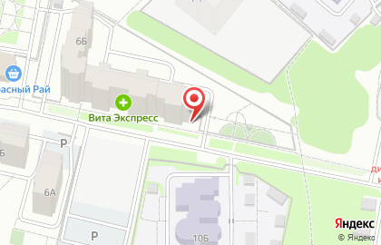Магазин Белая долина в Железнодорожном районе на карте