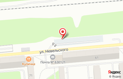 Автостоянка в Новосибирске на карте