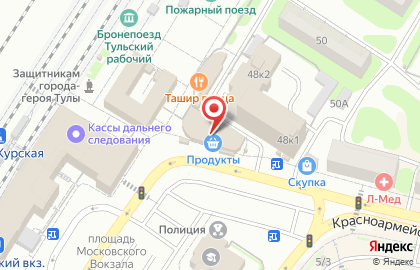 Чебуречная в Туле на карте