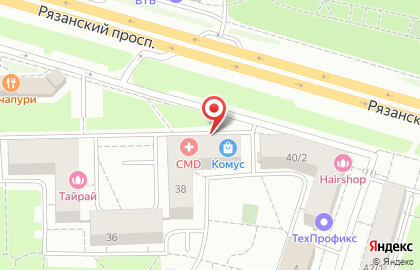 Брюки на Рязанском проспекте на карте