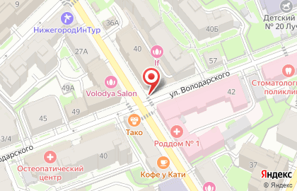 Указатель системы городского ориентирования №5568 по ул.Варварская, д.40 р на карте