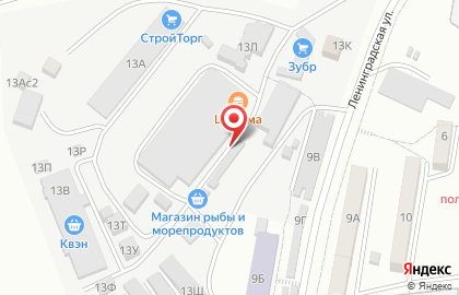 Продуктовый магазин Жёлтый полуостров на карте