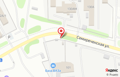 Шиномонтажная мастерская на Семиреченской улице на карте