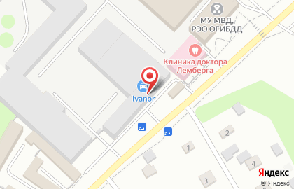 Шинный центр Vianor на улице Михалевича в Раменском на карте