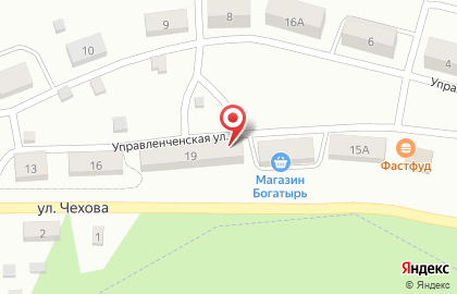 Магазин Уют на Управленческой улице на карте