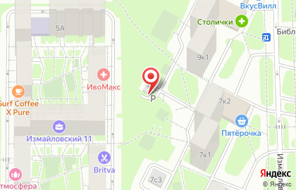 Детский сад №2677 в Измайловском проезде на карте