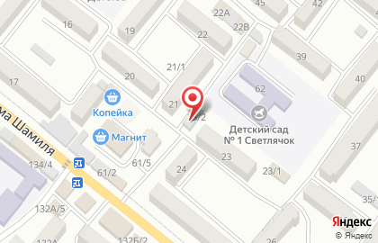 Мебельный салон в Махачкале на карте