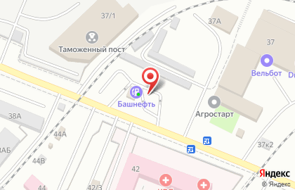 Заправочная станция Башнефть в Калининском районе на карте