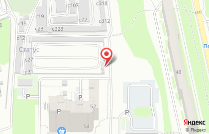 Автостоянка в Смоленске на карте