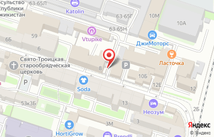 Национальный Банк Траст в Транспортном переулке на карте