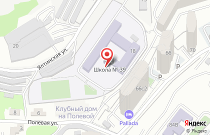 Средняя общеобразовательная школа №39 г. Владивостока на карте