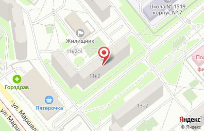 Пансионат Почта России на улице Маршала Катукова на карте