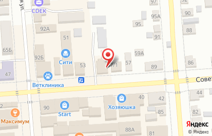 Город`ОК на Советской улице на карте