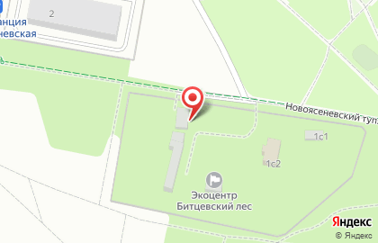 Новоясеневская на карте