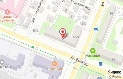 ЛЭКС на улице Ермака на карте