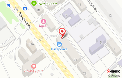 Торгово-монтажная компания Техногаз на улице Панфилова на карте