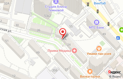 Аптека Дальфарма на Владивостокской улице на карте