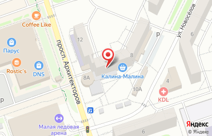 Киоск по продаже цветов в Новоильинском районе на карте