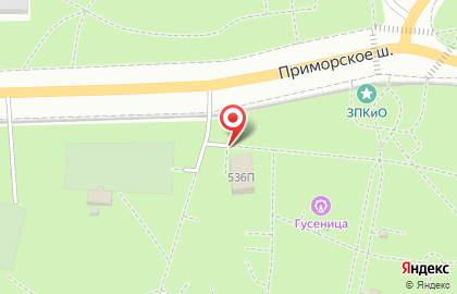 Зеленогорский парк культуры и отдыха в Санкт-Петербурге на карте