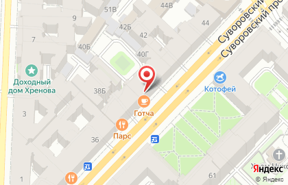 Служба проката, ремонта и химчистки детских колясок и автокресел Счастливый папа на Суворовском проспекте на карте