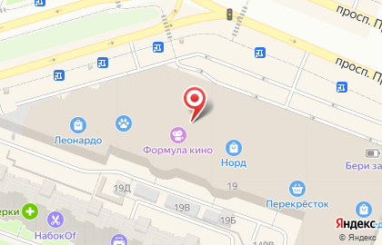 Маникюрный магазин Hameleon на метро Проспект Просвещения на карте