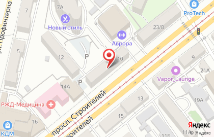 Служба курьерской доставки СберЛогистика в Железнодорожном районе на карте