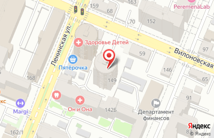 Агентство оценки ЭкспертОценка на Ленинской улице на карте