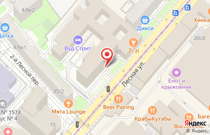 Банкомат Банк Союз на Лесной улице на карте
