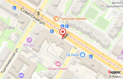 Sela на Советской улице на карте