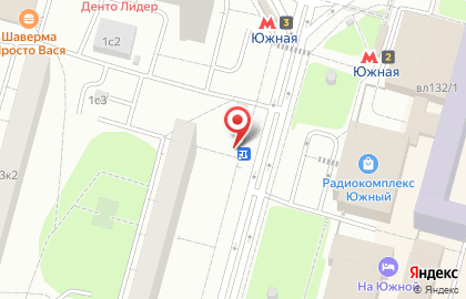 Киоск по ремонту часов, район Чертаново Центральное на карте