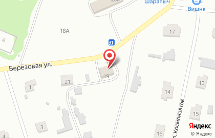 Продовольственный магазин на Берёзовой улице на карте